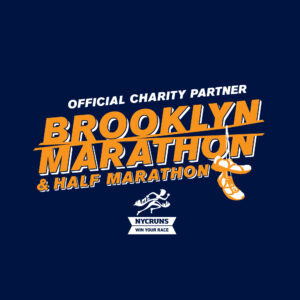 Logo for Official Charity Partners for the Brooklyn Marathon and Half Marathon